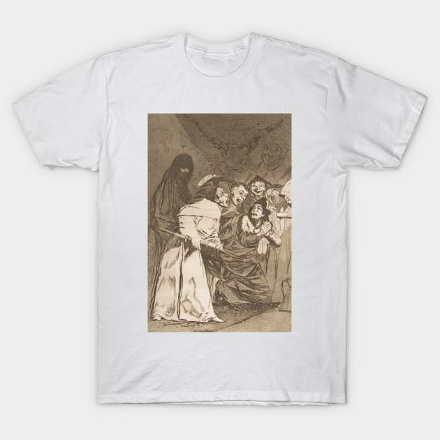 Swallow It, Dog by Francisco Goya T-Shirt by Classic Art Stall